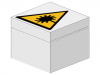 LEGO BHV Sign [warning Laser Beam]