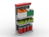 LEGO BHV Winkelinrichting: Stelling met levensmiddelen 4