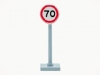 LEGO Roadsign - Speed Limit 70 km/h