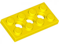 LEGO Technic Plaat 2 x 4, geel