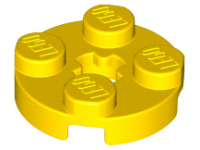 LEGO Plate 2 x 2 round, yellow