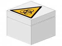 LEGO BHV Signaalsteen [waarschuwing biologisch gevaar]