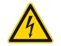 Waarschuwingspictogram - Gevaarlijke elektrische spanning - 3