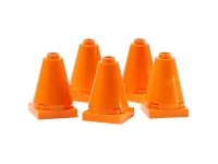 LEGO Road closure cones