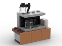 LEGO BHV Winkelinrichting: Coffee Corner