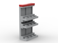 LEGO BHV Winkelinrichting: Muurstelling 2 [leeg]