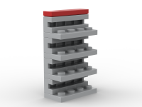 LEGO BHV Winkelinrichting: Muurstelling 3 [leeg]