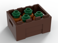 LEGO BHV Winkelinrichting: Krat met pompoenen