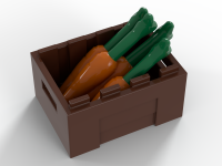 LEGO BHV Winkelinrichting: Krat met wortels