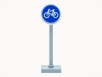 LEGO Roadsign - Bycicle lane