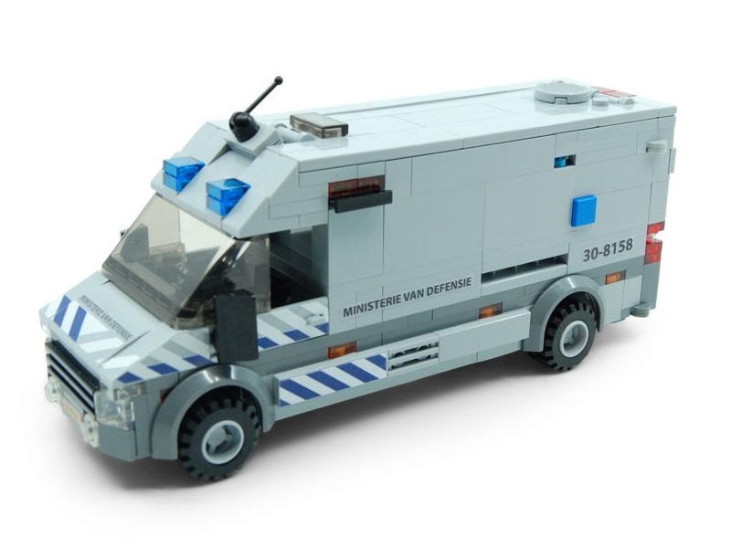 Correspondentie Doorzichtig Vooraf LEGO Defensie EOD bus, EduBricks - Building at your Education