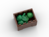 LEGO BHV Winkelinrichting: Krat met groene appels
