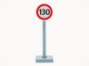 LEGO Verkehr Schild - Max. 130 km/st