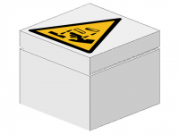 LEGO BHV Signaalsteen [waarschuwing bijtende stof]