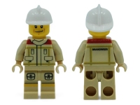 LEGO MiniFig Brandweerman - bevelvoerder (NL)
