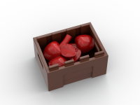 LEGO BHV Winkelinrichting: Krat met rode appels