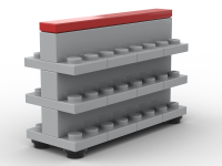 LEGO BHV Winkelinrichting: Middenstelling [leeg]