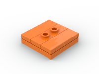 LEGO Triage MiniFig stand U2 (oranje)