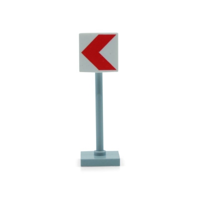 LEGO Roadsign - sharp bend_1